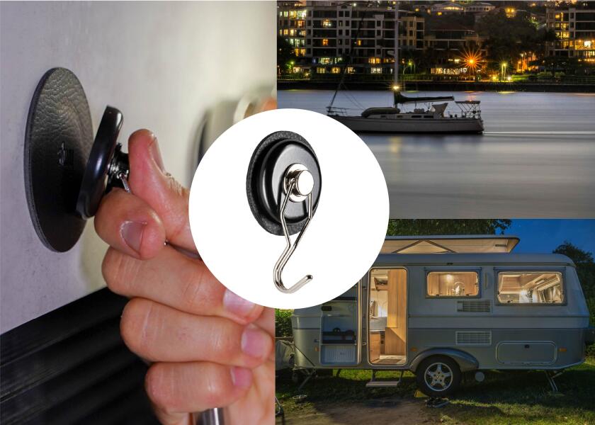 Купить Silwy H000-14GA-1 The One Магнитный крюк  Black / Silver 7ft.ru в интернет магазине Семь Футов