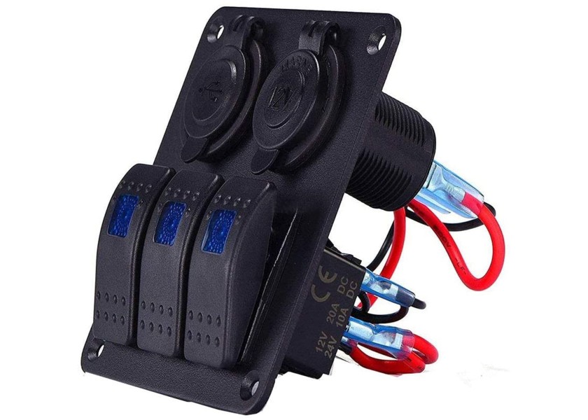 Купить SEATEC Control Panel with Dual USB and Cigarette Lighter Socket 29864-bvs 7ft.ru в интернет магазине Семь Футов