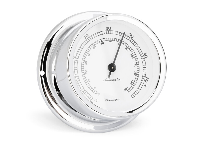Купить AUTONAUTIC MINOR 72 Thermometer / white dial / chrome-plated 50270-bvs 7ft.ru в интернет магазине Семь Футов