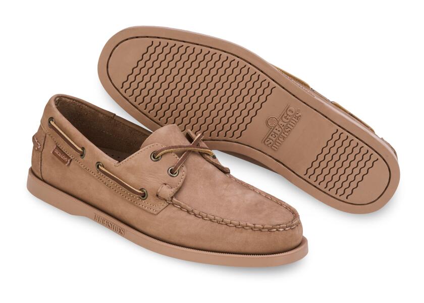 Купить SEBAGO Мужская обувь DOCKSIDES Portland Nubuck/темно-бежевый / Размер обуви: 41,5 7ft.ru в интернет магазине Семь Футов
