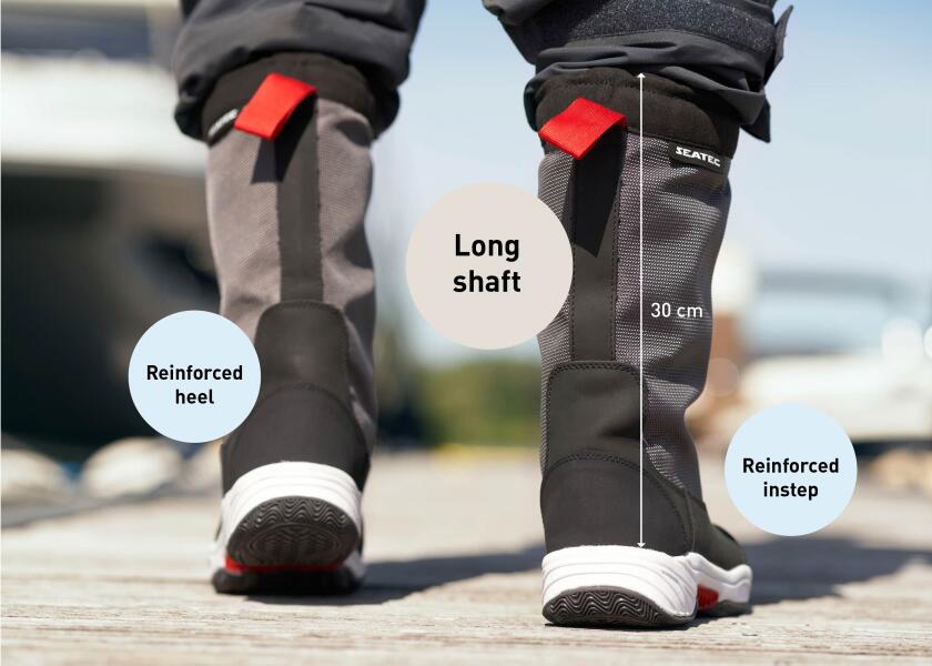 Купить SEATEC 1004635-43 Парусные ботинки унисекс / серый/черный / Размер обуви: 43 7ft.ru в интернет магазине Семь Футов
