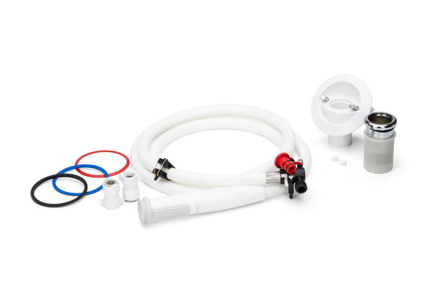 Купить Смеситель для душа Whale Twist DS0006 2,5 м горячий/холодный 7ft.ru в интернет магазине Семь Футов