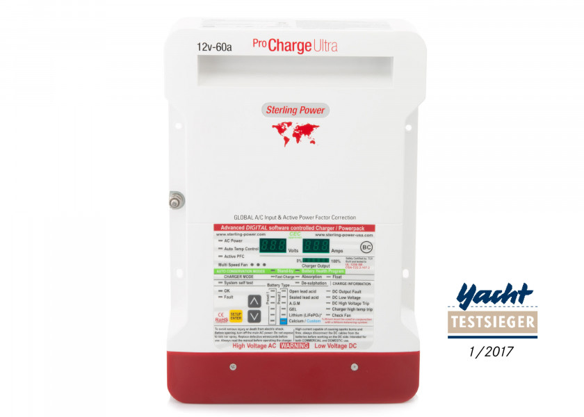 Купить Зарядное устройство Sterling Power Pro Charge Ultra PCU1260 60А 12В 315x215x90мм 3 выхода 7ft.ru в интернет магазине Семь Футов