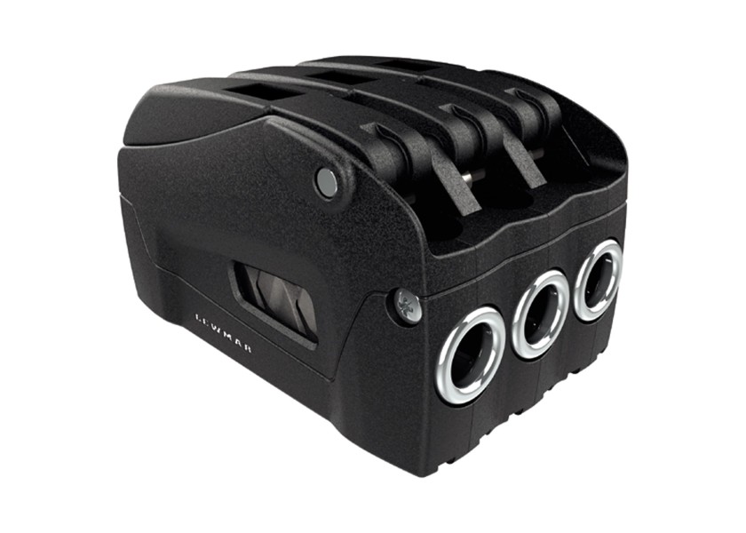 Купить Стопор фаловый тройной Lewmar DC2 29103414BK для тросов Ø12-14мм 1000/1200кг 156x99x88мм для яхт до 16,8м 7ft.ru в интернет магазине Семь Футов