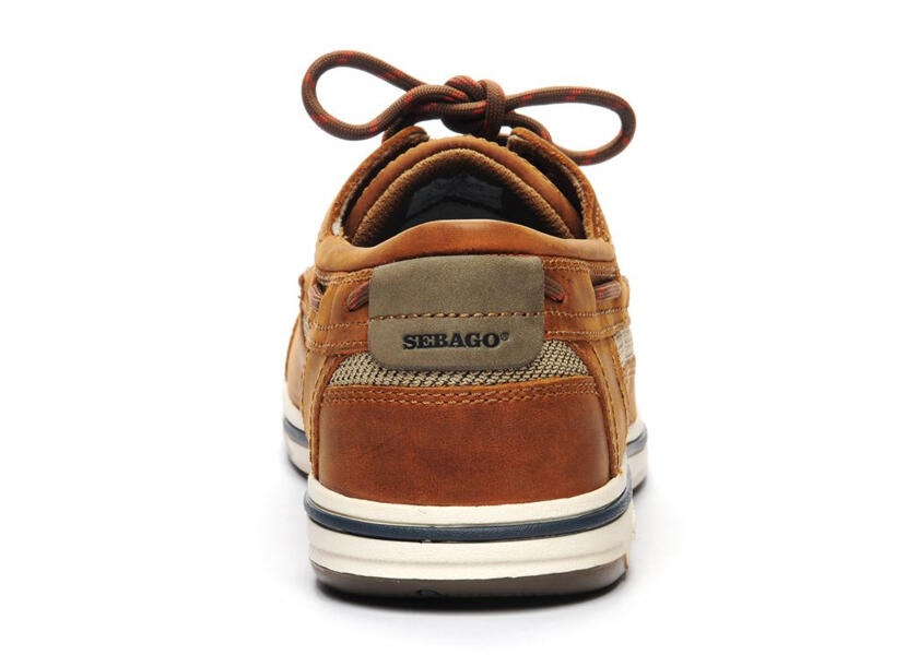 Купить SEBAGO Мужские топсайдеры TRITON THREE EYE / коричневая корица / Размер обуви: 41 7ft.ru в интернет магазине Семь Футов