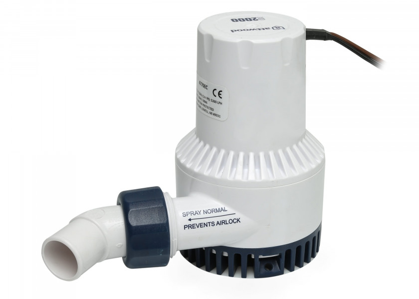 Купить Помпа трюмная погружная Attwood Heavy King HD2000 4760-1 126л/мин 12В 6,6А высота подъема 3,25м под шланг Ø29мм 7ft.ru в интернет магазине Семь Футов