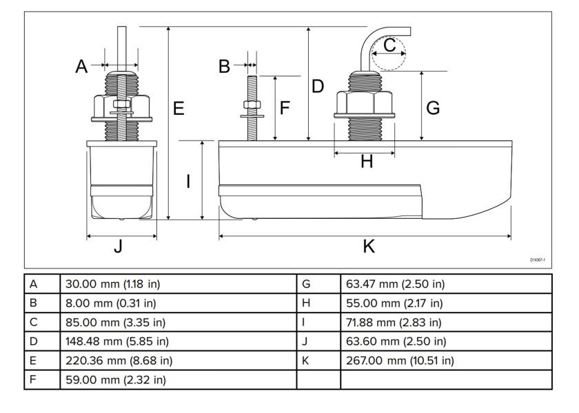 Купить Raymarine A80604 HV-300TH Черный 7ft.ru в интернет магазине Семь Футов
