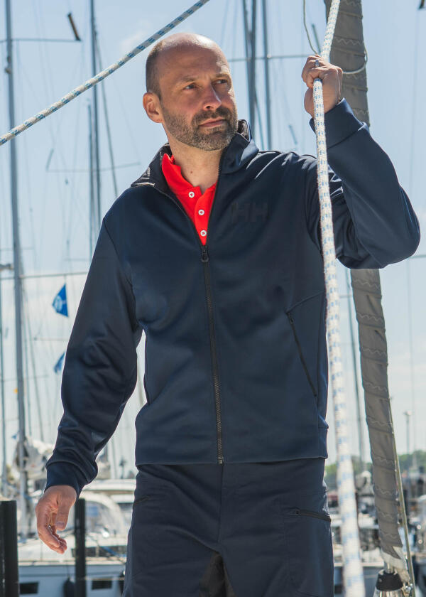 Купить HELLY HANSEN Мужская флисовая куртка HP 2.0 / темно-синяя / Размер одежды: М 7ft.ru в интернет магазине Семь Футов