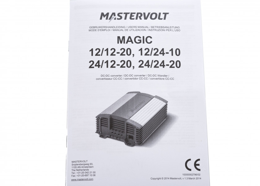 Купить Mastervolt 81300100 Magic 24/12-20A CC/CC преобразователь Blue / Silver 7ft.ru в интернет магазине Семь Футов