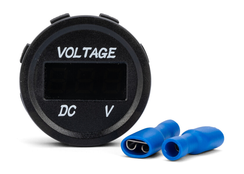 Купить SEATEC Круглый Вольтметр / заподлицо / 12/24 В 7ft.ru в интернет магазине Семь Футов