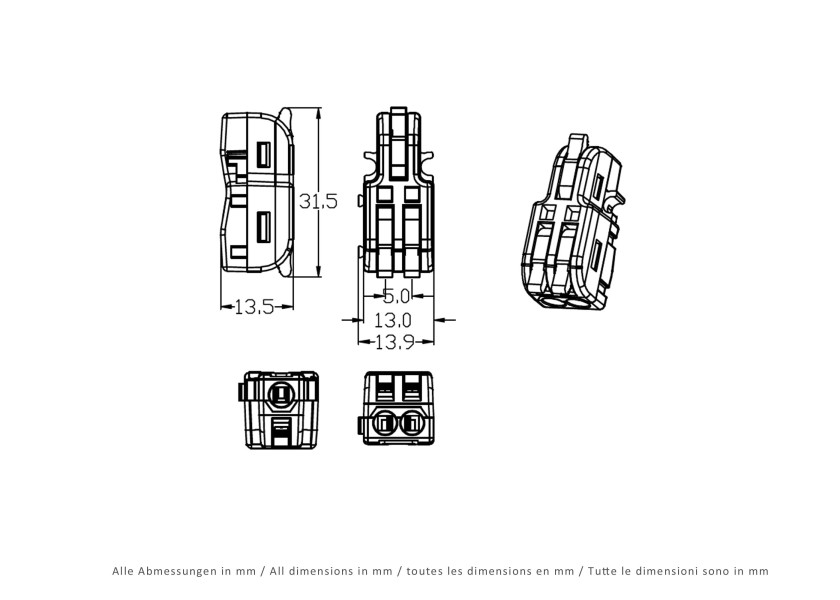 Купить SEATEC Modular Connector 1 input 2 outputs / 0.2 – 4 mm2 / 5 pcs. 29751-bvs 7ft.ru в интернет магазине Семь Футов