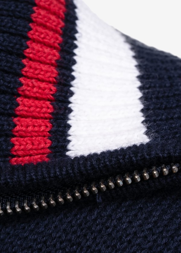 Купить MARINEPOOL 1004643-M MARO Мужской свитер с молнией до половины / темно-синий / Размер одежды: М 7ft.ru в интернет магазине Семь Футов