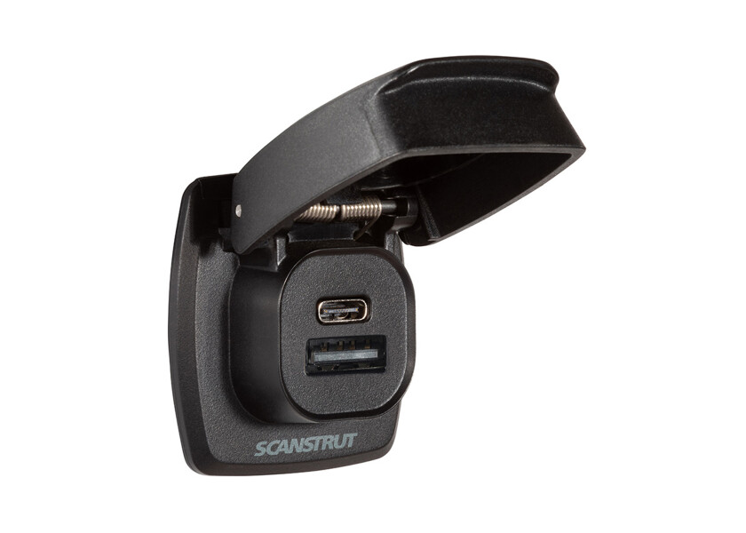 Купить Scanstrut SC-USB-F4 12/разъем Flip Pro Plus USB-A USB-C 24V  Black 7ft.ru в интернет магазине Семь Футов