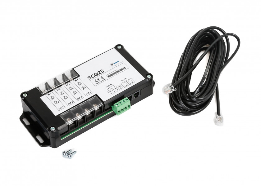 Купить Цифровой шунтирующий модуль Simarine SCQ25 S003 6-35В 4x25A с кабелем 5м 7ft.ru в интернет магазине Семь Футов