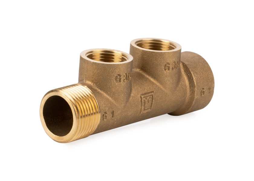 Купить Коллектор из морской бронзы Vetus V-quipment MAN2G1/2 3/4" 2 x 1/2" 7ft.ru в интернет магазине Семь Футов