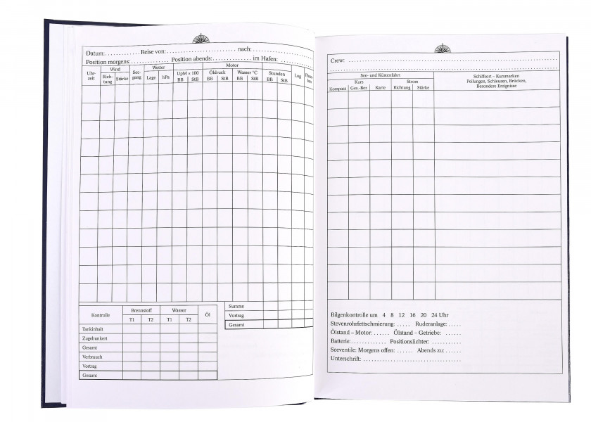 Купить DELIUS-KLASING 978-3-89225-149-1 Бортовой журнал моторной яхты 77056-bvs 7ft.ru в интернет магазине Семь Футов