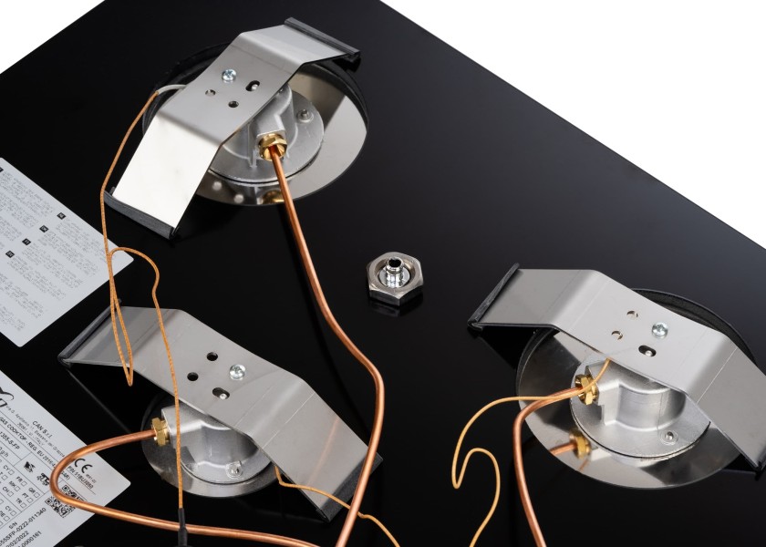 Купить CAN STEEL PV1352WITHERMETO Стеклокерамическая газовая плита / 3 конфорки 36621-bvs 7ft.ru в интернет магазине Семь Футов