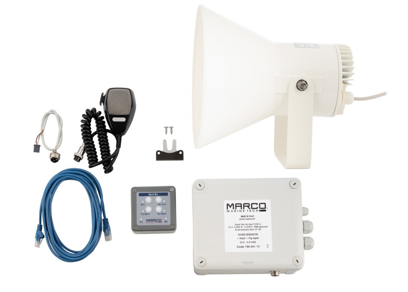 Купить Горн туманный электрический Marco EW2-M 15004113 24 В для судов длиной 12 - 20 м 7ft.ru в интернет магазине Семь Футов