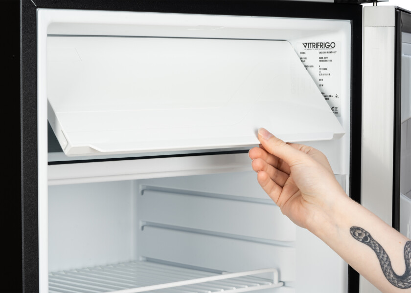 Купить VITRIFRIGO 0400-0511 C60i Холодильник / 60 л. / серый 7ft.ru в интернет магазине Семь Футов