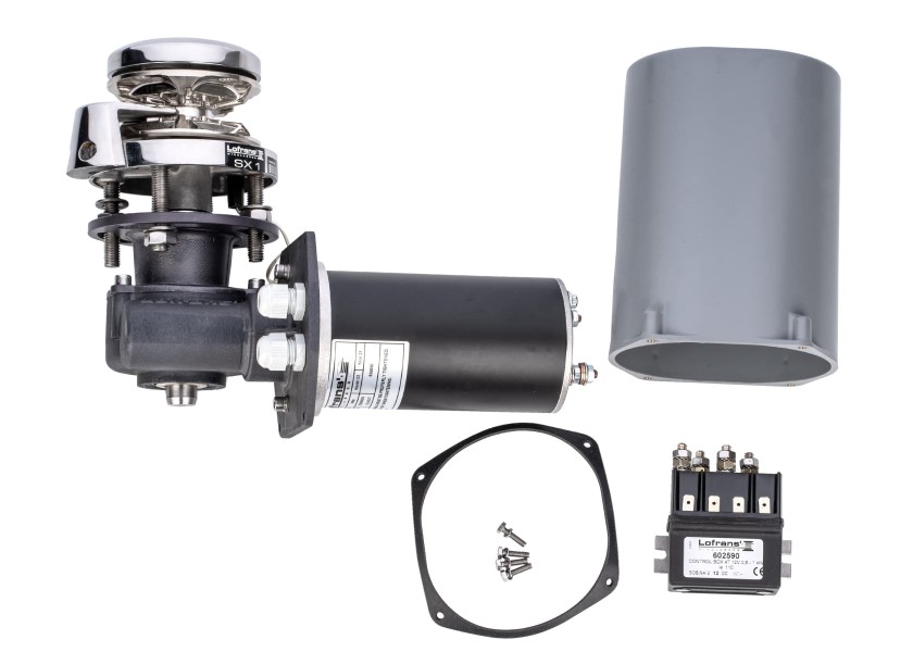 Купить Брашпиль вертикальный якорный без кабестана Lofrans SX1 636280 8 мм 12 В 800 Вт 7ft.ru в интернет магазине Семь Футов