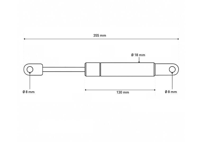 Купить Gas Springs 33305-bvs 7ft.ru в интернет магазине Семь Футов