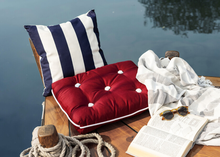 Купить Kapok Single Cushion / bordeaux red 57267-bvs 7ft.ru в интернет магазине Семь Футов