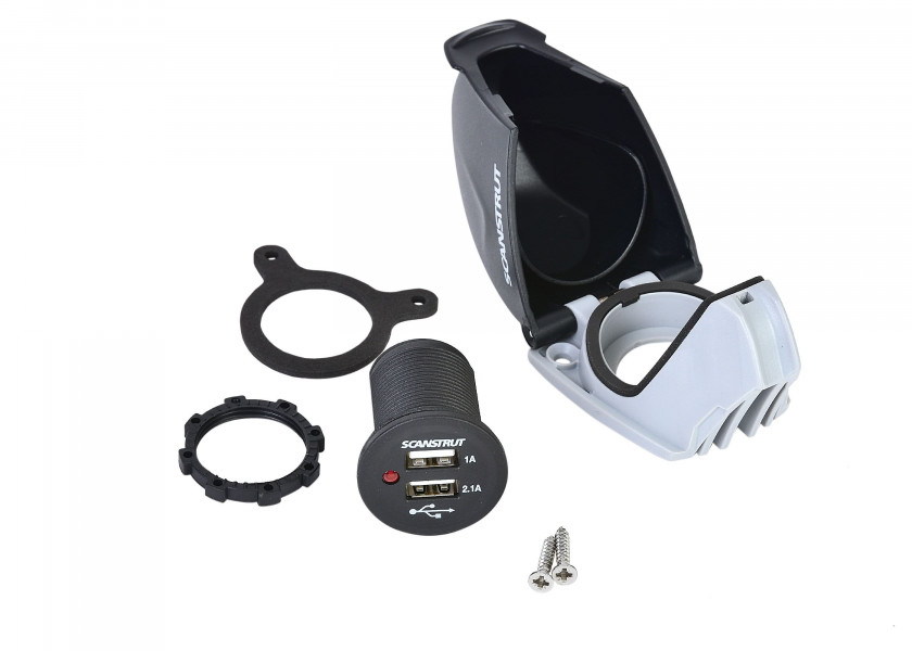 Купить Двойная розетка USB водонепроницаемая Scanstrut SC-USB-01 12 - 24 В 3,1 А 7ft.ru в интернет магазине Семь Футов