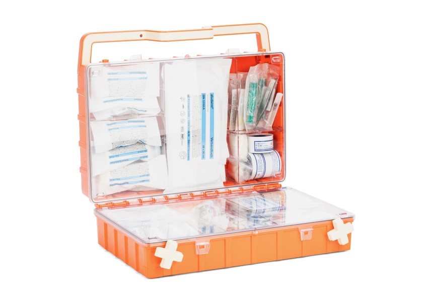 Купить SV03002 Аптечка первой помощи DYNAMIC GLOW / 80 деталей 31210-bvs 7ft.ru в интернет магазине Семь Футов