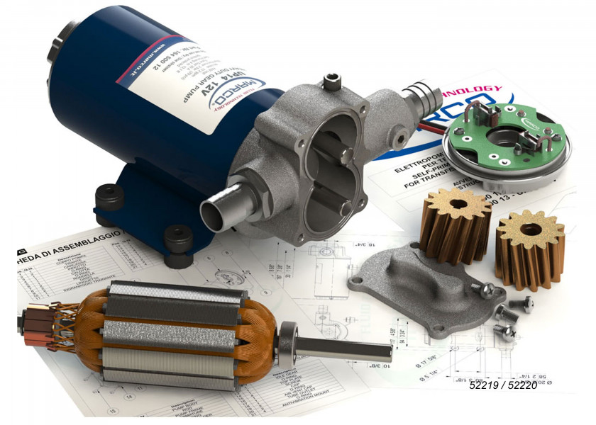 Купить Шестеренчатая помпа самовсасывающаяся Marco UP3 16400013 24В 15л/мин 2бар 140х160х150мм для перекачки различных жидкостей 7ft.ru в интернет магазине Семь Футов