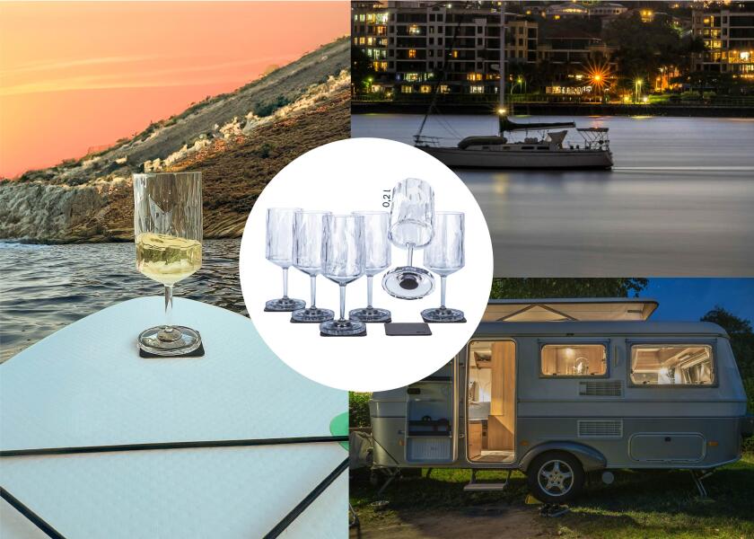 Купить SILWY KO-WI-C-6 Магнитный пластиковый бокал для вина / набор из 6 шт. 7ft.ru в интернет магазине Семь Футов