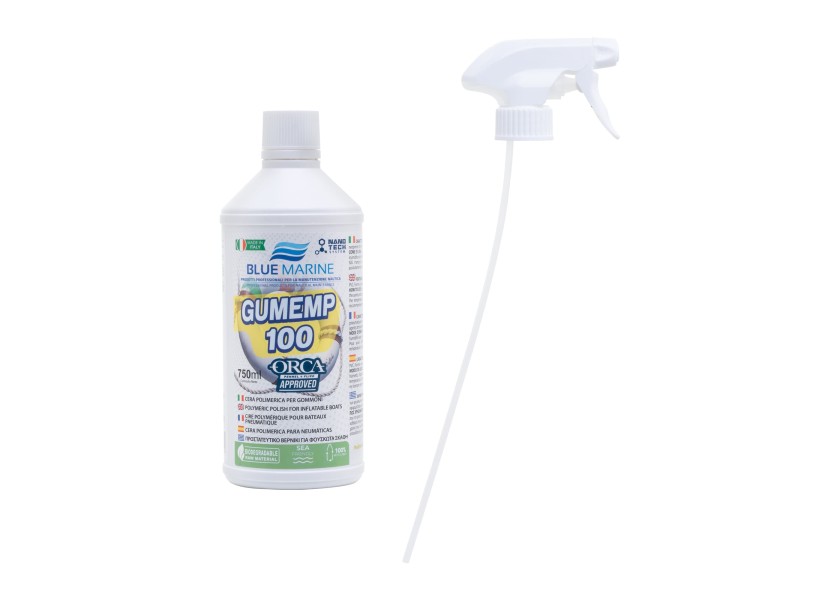 Купить BLUE MARINE 01028 GUMEMP100 Полимерная полироль для надувных лодок / 750 мл 7ft.ru в интернет магазине Семь Футов