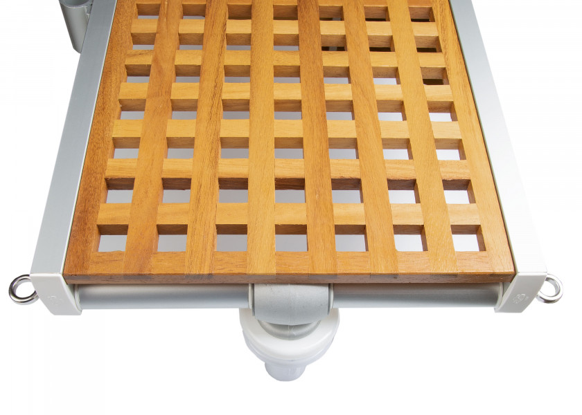 Купить BALTRUM Складной алюминиевый/деревянный трап/230 x 36 см 25287-bvs 7ft.ru в интернет магазине Семь Футов