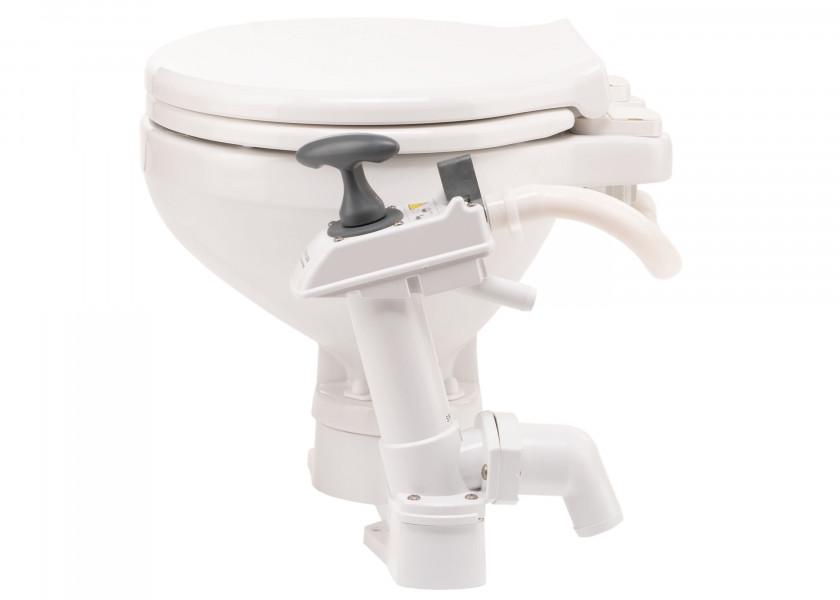 Купить Стандартный туалет Johnson Pump Aqua-T Compact 80-47229-01 410x455x355мм с эргономичным поршневым насосом с ручным приводом  7ft.ru в интернет магазине Семь Футов