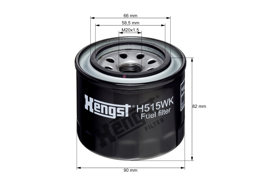 Купить Дизельный фильтр двигателя 3JH5E 7ft.ru в интернет магазине Семь Футов