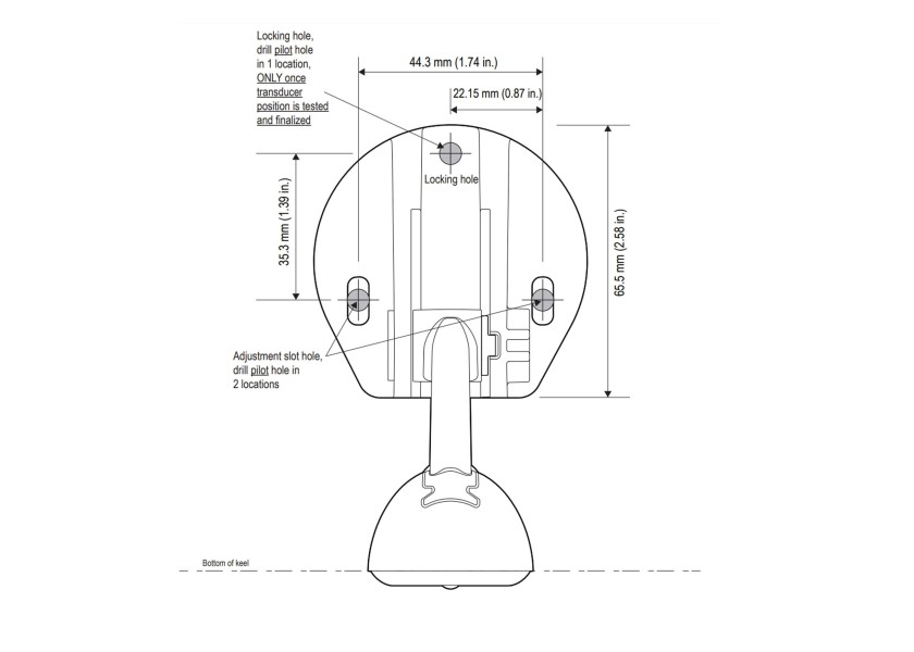 Купить RAYMARINE Датчик CPT-S HIGH CHIRP для крепления на транце 7ft.ru в интернет магазине Семь Футов