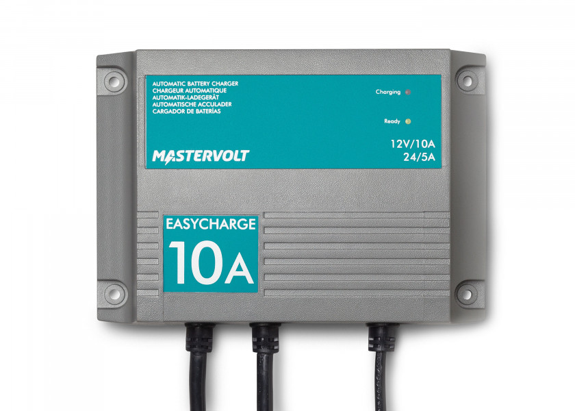 Купить Стационарное водонепроницаемое зарядное устройство Mastervolt EasyCharge 10A 43321000 12/24/120/230 В 10 А для АКБ до 120 Ач 7ft.ru в интернет магазине Семь Футов
