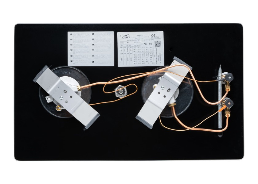 Купить CAN STEEL PV1357 Газовая варочная панель со стеклокерамикой / 2 конфорки 36644-bvs 7ft.ru в интернет магазине Семь Футов