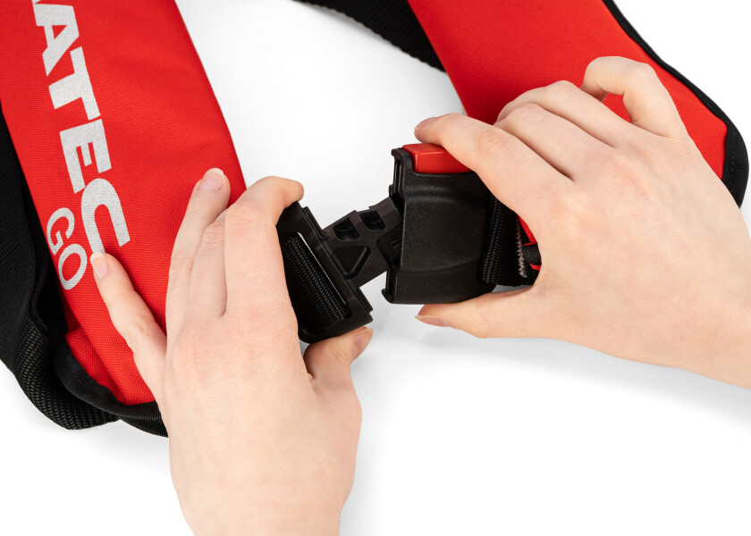 Купить SEATEC GO Автоматический спасательный жилет / 150 Н / красный 7ft.ru в интернет магазине Семь Футов