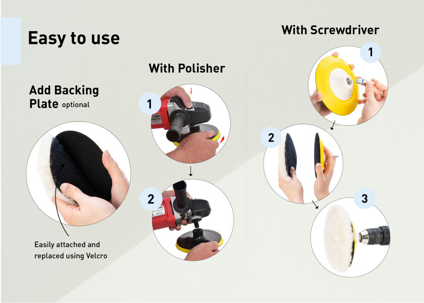 Купить SEATEC Шерстяная полировальная подушечка / Ø: 80 мм 7ft.ru в интернет магазине Семь Футов