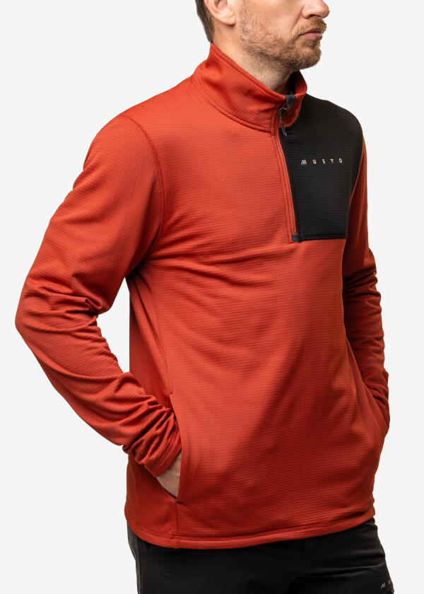 Купить MUSTO 84186_224-M Мужской Therm Lite Флис / ржавчина / Размер одежды: М 7ft.ru в интернет магазине Семь Футов