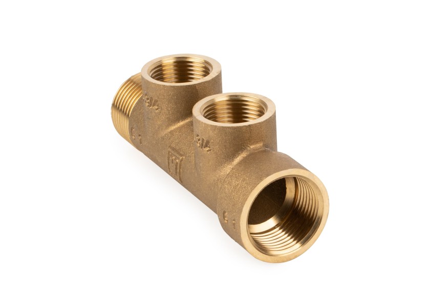 Купить Коллектор из морской бронзы Vetus V-quipment MAN2G1/2 3/4" 2 x 1/2" 7ft.ru в интернет магазине Семь Футов