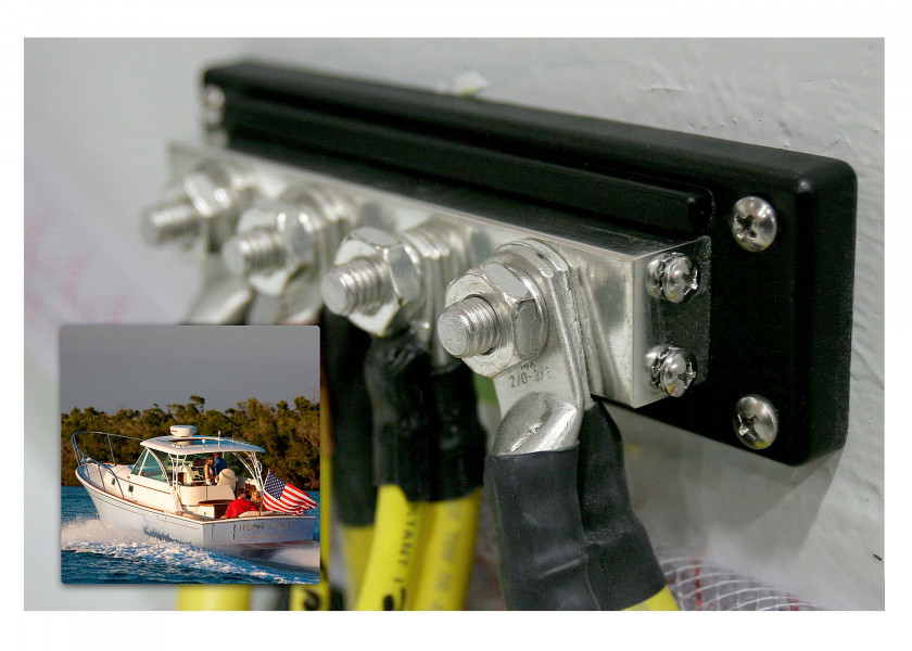 Купить BLUE SEA 2104 Шинная шина PowerBar 4 / 600 А 7ft.ru в интернет магазине Семь Футов