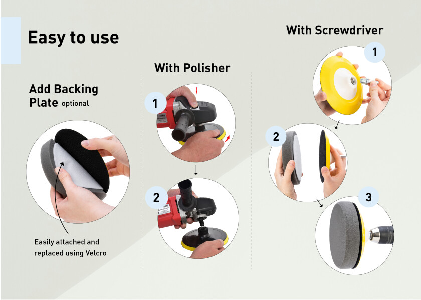 Купить SEATEC Губка для полировки / плоская / мягкая / Ø: 150 мм 7ft.ru в интернет магазине Семь Футов