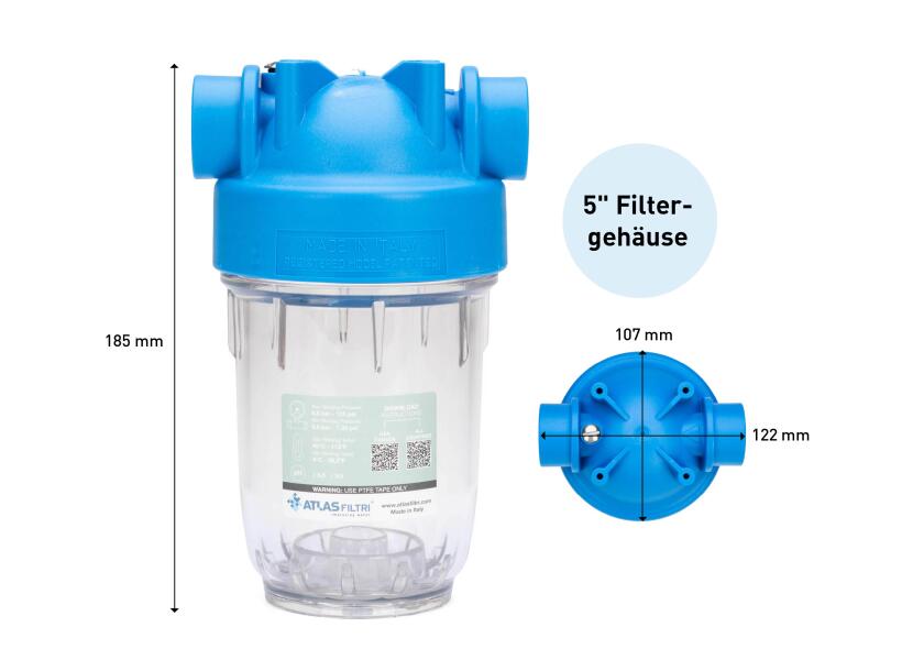 Купить ATLAS Drinking Water Filter 300 l/h / 5" Single Housing / Activated Carbon Granulate Filter Cartridge / 5 Microns 32346-bvs 7ft.ru в интернет магазине Семь Футов