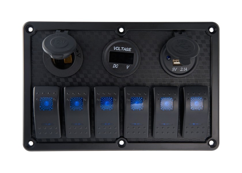 Купить SEATEC Control Panel / 6-section / incl. dual USB 29863-bvs 7ft.ru в интернет магазине Семь Футов