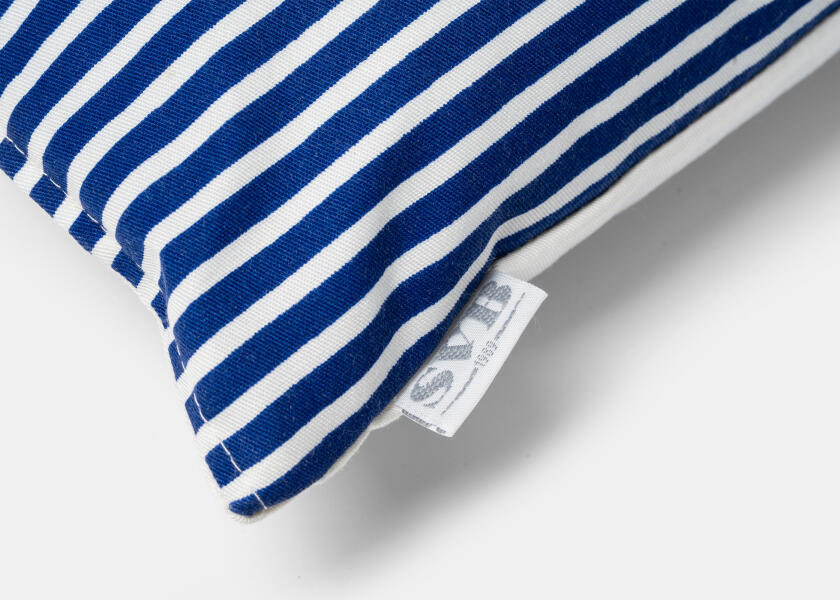 Купить Kapok Decorative Cushion / royal blue / thin stripes 57393-bvs 7ft.ru в интернет магазине Семь Футов