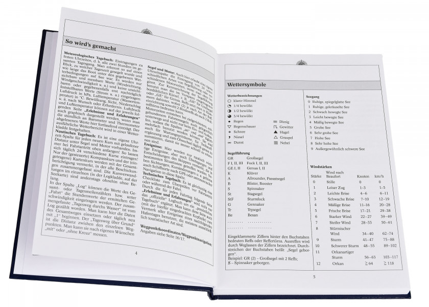 Купить DELIUS-KLASING 978-3-922117-55-1 Logbuch для яхты 77057-bvs 7ft.ru в интернет магазине Семь Футов