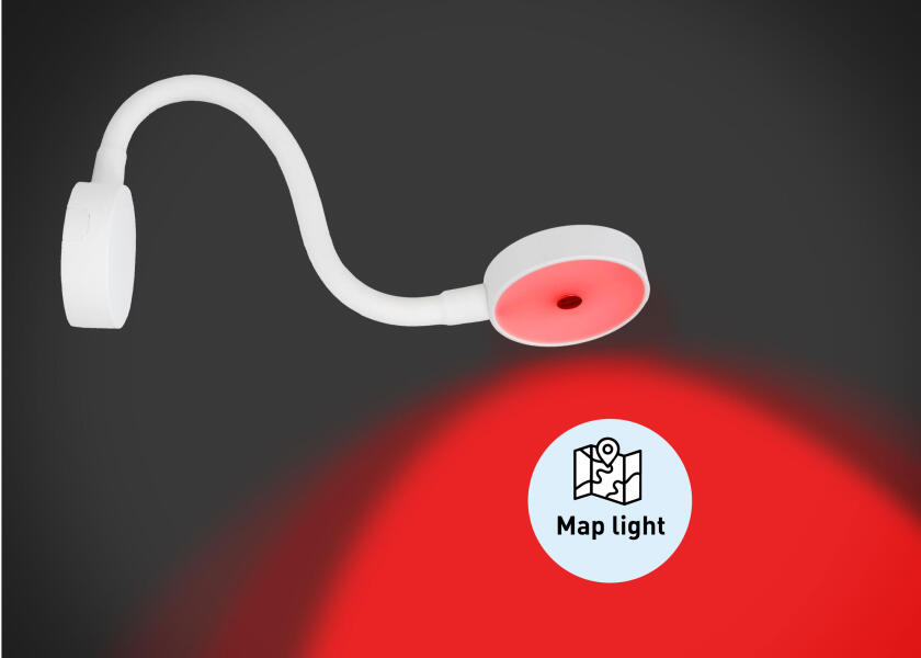 Купить SEATEC LED Reading Light with Dimmer & USB / white 30475-bvs 7ft.ru в интернет магазине Семь Футов