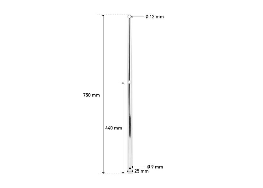 Купить Stanchion Tube, V4A / round head 25986-bvs 7ft.ru в интернет магазине Семь Футов