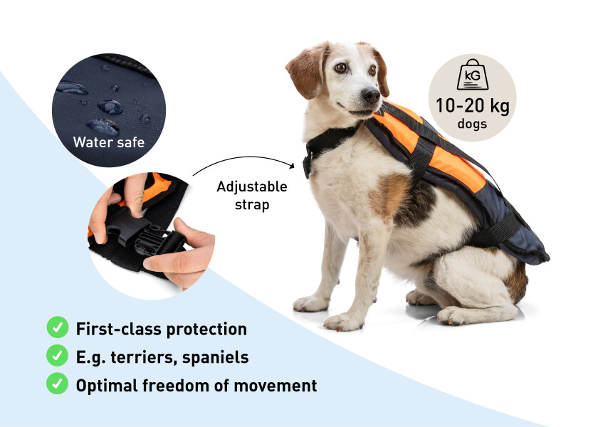 Купить VELERIA SAN GIORGIO OSCAR Dog Life Jacket / size M 31206-bvs 7ft.ru в интернет магазине Семь Футов